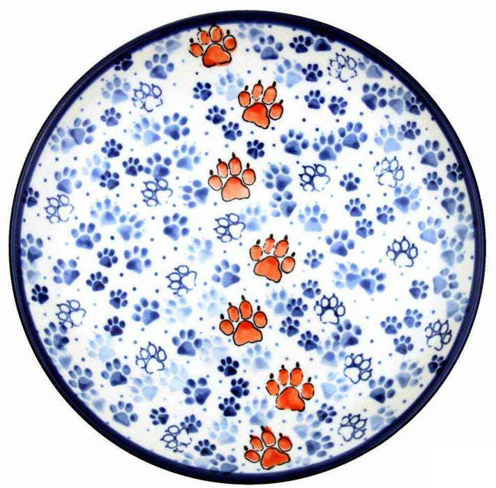 Dinner Plate Paw Prints