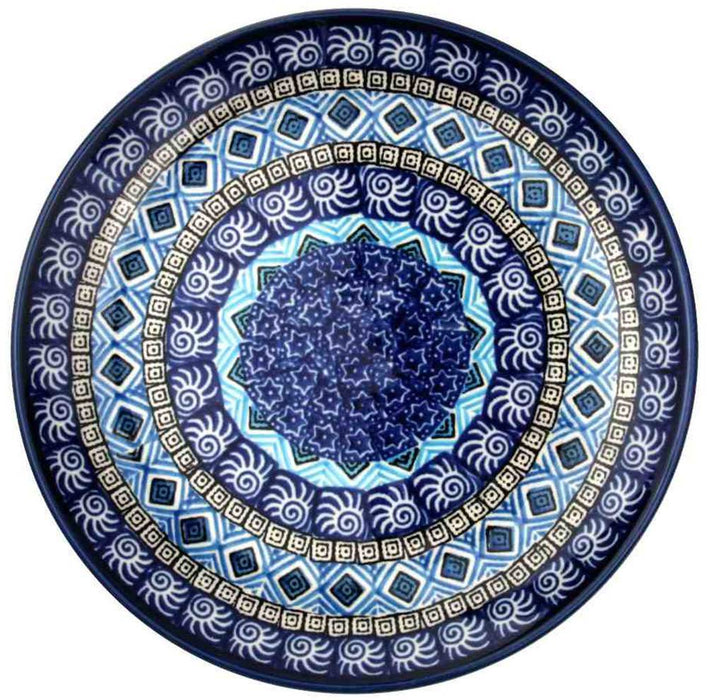 Dinner Plate Nautilus Blue