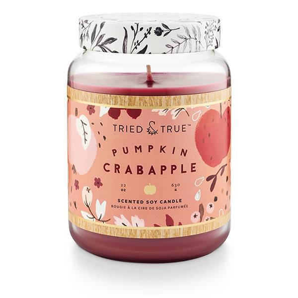 XLG Candle Jar, Pumpkin Crabapple