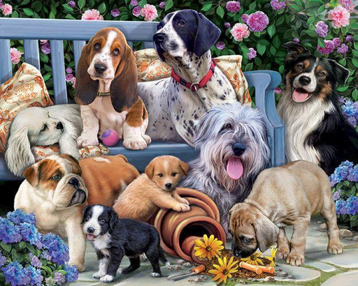 Vermont Christmas Company Love My Dogs Jigsaw Puzzle 1000 Piece